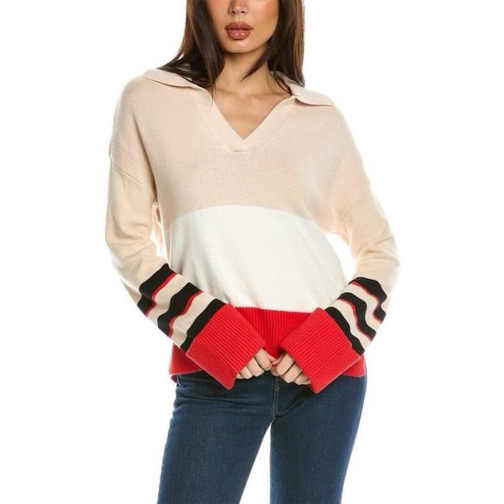 Design History Johnny Collar Sweater